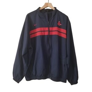 2/$30 Boston Red Sox MLB Nike Team Track Windbreaker Jacket Full Zip